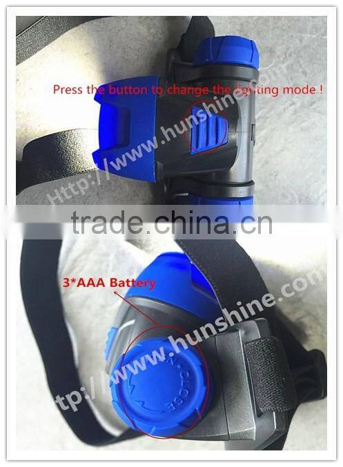 2016 new 3W COB Camping hiking fishing Headlamp rotatable head lamp HL1267