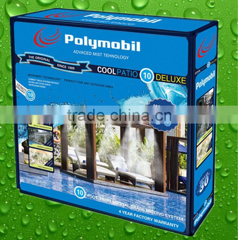 E1185 garden farm, farm, shop fog maker, mist cooling system with self-priming