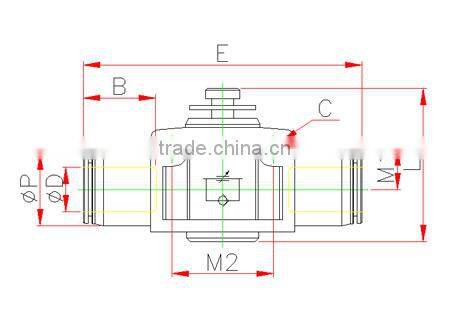 tube fitting, union straightHPA ,compact one -touch tube fitting , push in tube fitting
