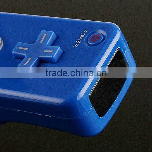Wireless Remote Control with Silicon Skin for Nintendo Wii Dark Blue