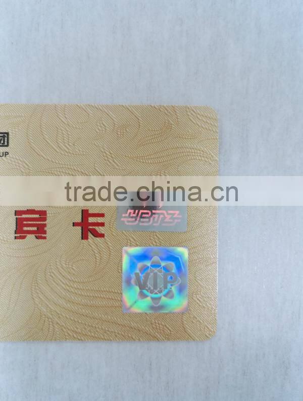 OEM Hologram Sticker Security ID Card with CMYK printing