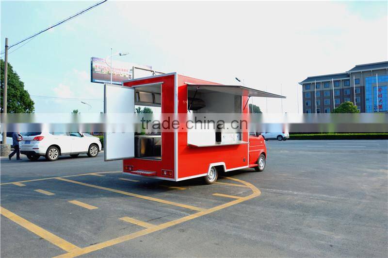Newest truck Dongfeng mobile food truck for sale