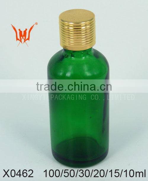 15ml green grass glass perfume bottle