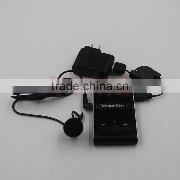 YMG-100 light weight sets inbuilt battery sleek set uhf wireless tour guide system