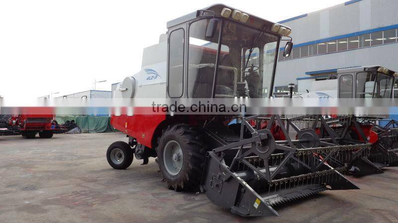 combine harvester for wheat and barley