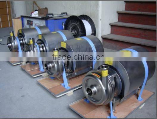 5T/H 32m lift head stainless steel centrifugal pump milk pump beverage pump