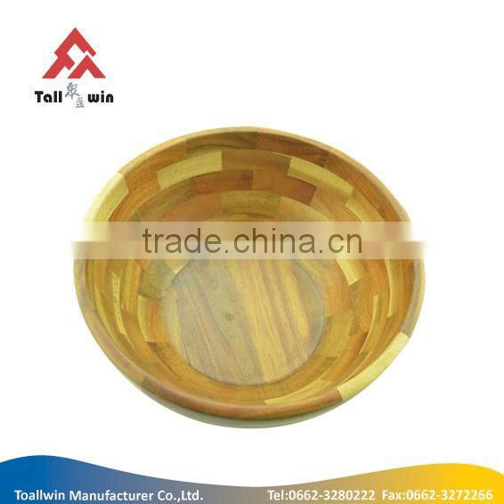 hot selling high quality bamboo walnut bowl with nutcracker