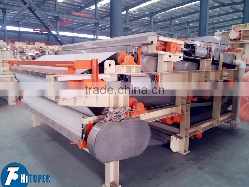 DYX belt filter press as in line water filters equipment,China manufactured food iindustry used filter press of belt type