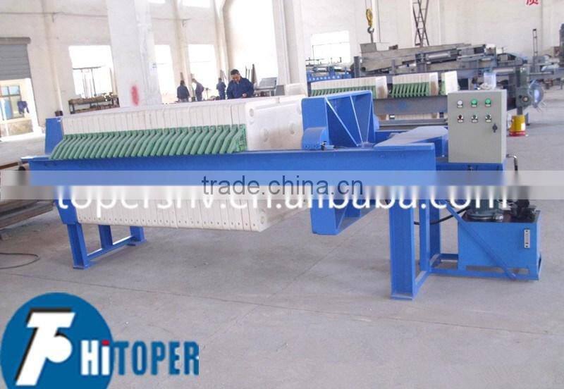 Small high quality hydraulic compress filter press easy operation