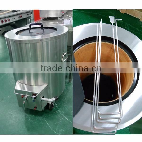 High quality stainless steel firebrick Gas tandoor oven for sale(ZQW-93)