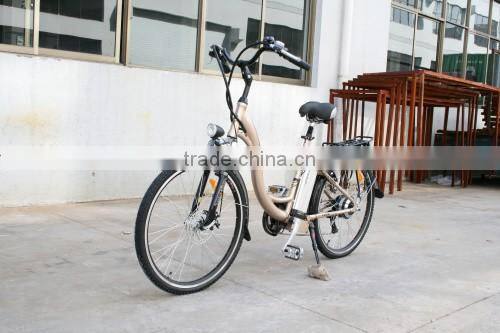 250W rear motor,36V10A Lithium battery,Sinwave controller,LED display CE woman electric bicycle/bike