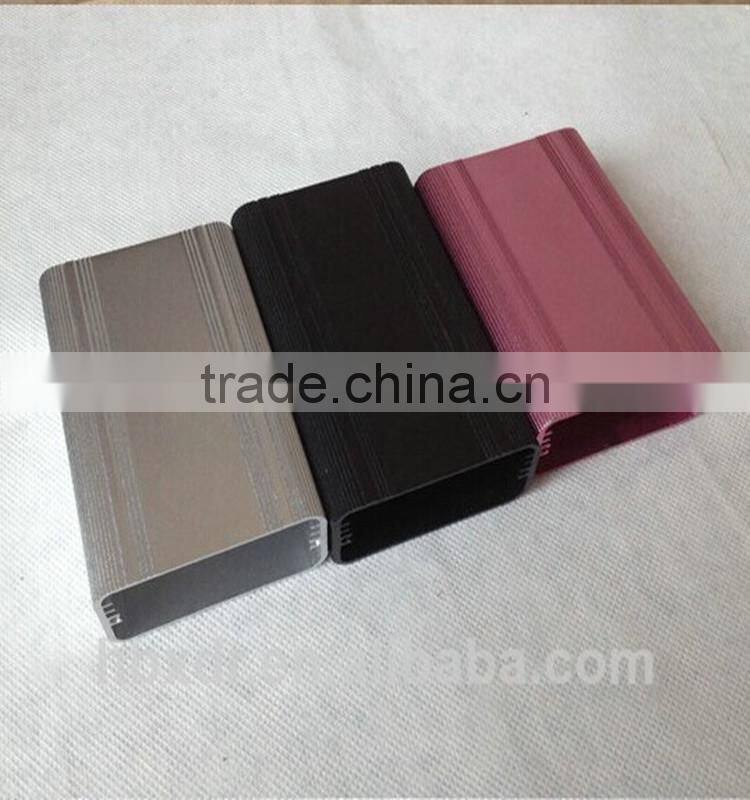 CNC machined color anodized aluminum distribution box