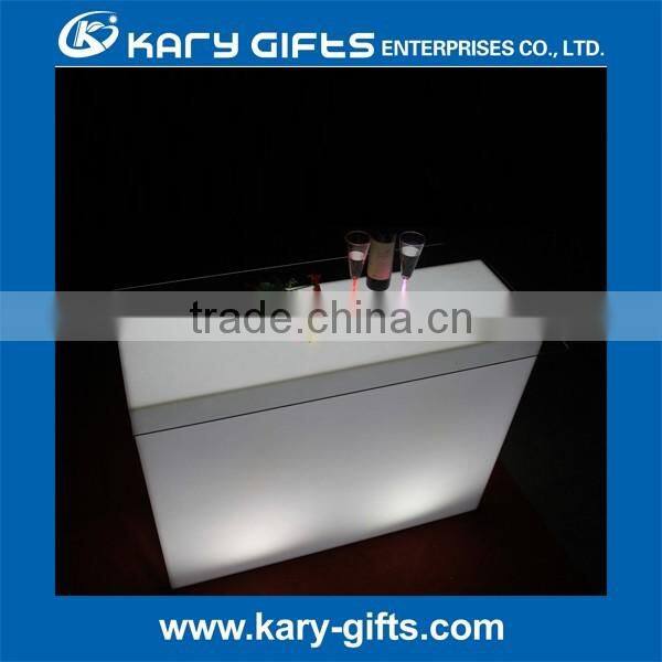 Baby shower party led lighted bar counter table