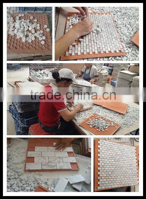 Mosaic Tile Green Pebble Mosaic