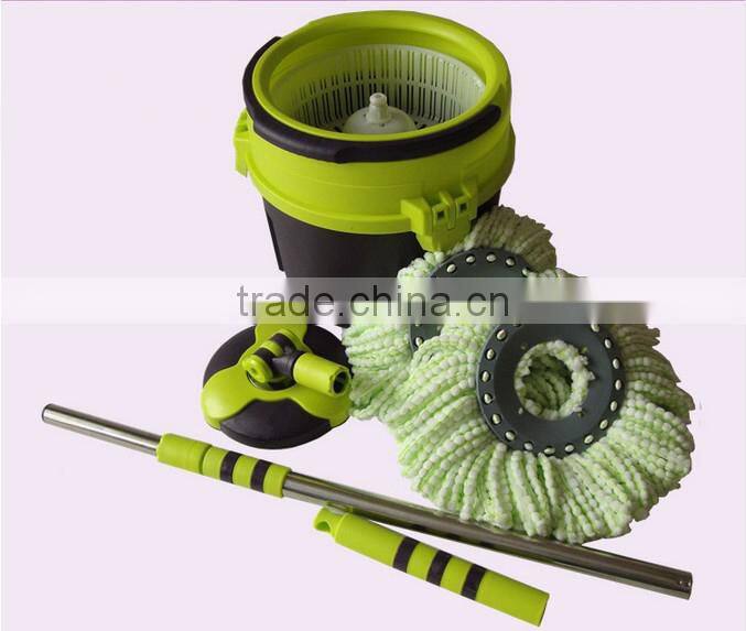 Vivinature easy Spin Mop Single Bucket 2 Microfiber Rotating head