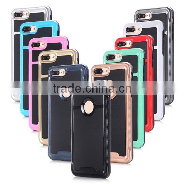 Drawbench phone case TPU + PC material phone shell protective back cover for iPhone 7 plus