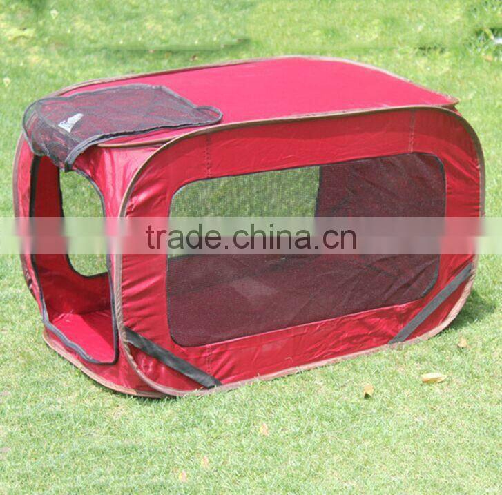 pop up pet tents for dog and cat foldrable pet cage camping house