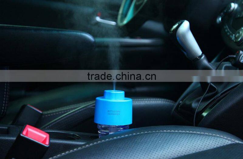 Car&Computer Dual Function Bottle Shaped With Light USB Humidifier