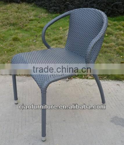 party aluminum plastic wicker table and chair