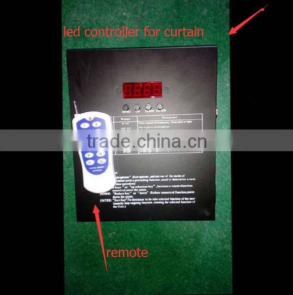 single color starlit dmx led curtain lights backdrop