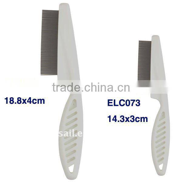 steel pet comb with two different size