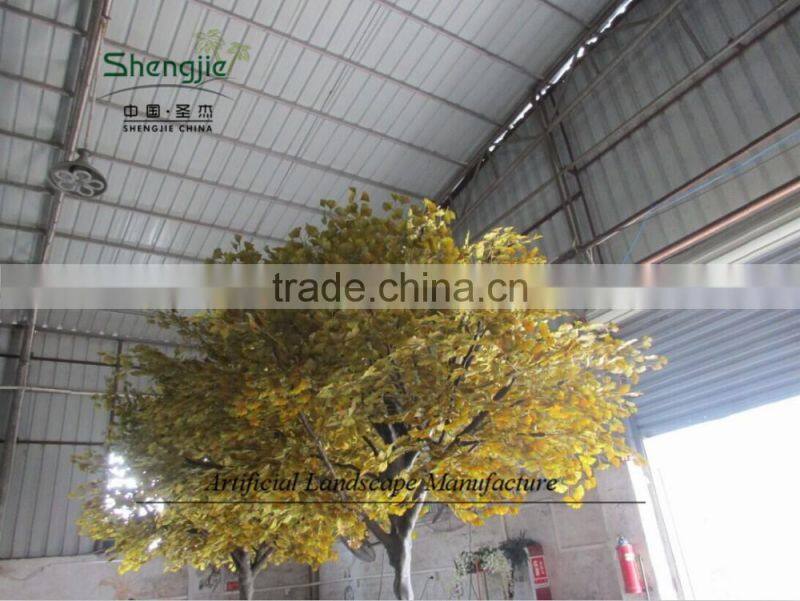 artificial gingko tree for decoration,fake gingko tree