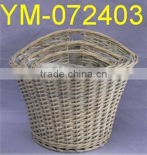 Cheap Wicker Garden Basket in Rectangular Shape