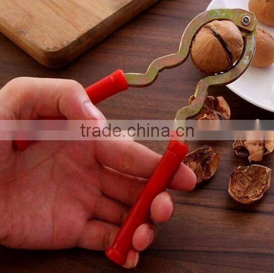 cheap plastic and iron nut cracker macadamia nut cracker walnut cracker