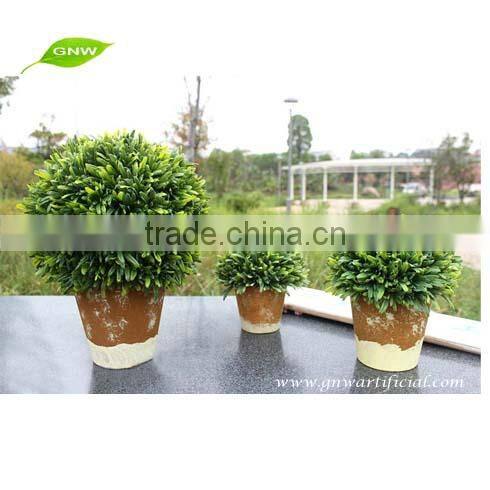 GP003-2 GNW artificial potted plants with bonsai pot for interior decoration items