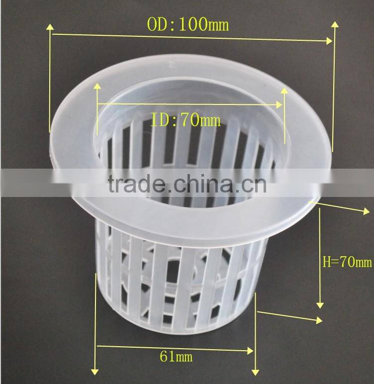 70mm Not Coated Finishing large size plastic Flower planting pots