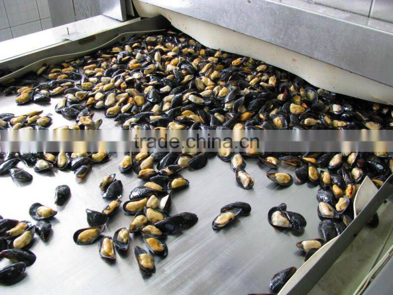IQF Half shell blue mussel