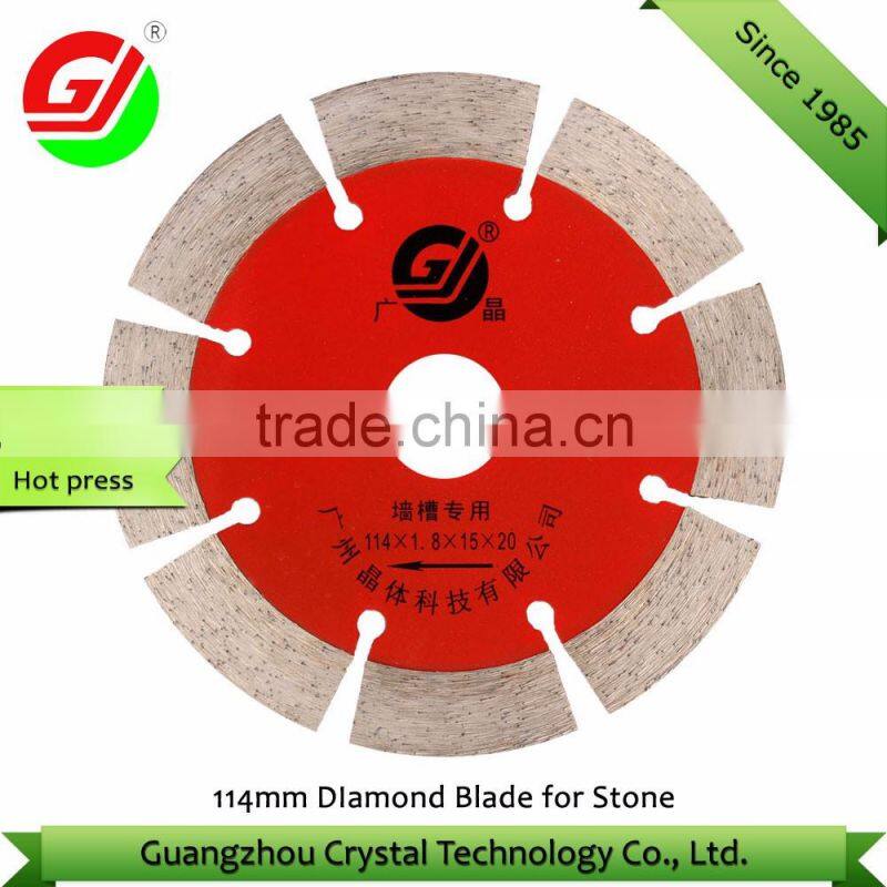 For Wall Notch Diamond Cutting Blade Dry Cutting 114mm Granite Saw Blade