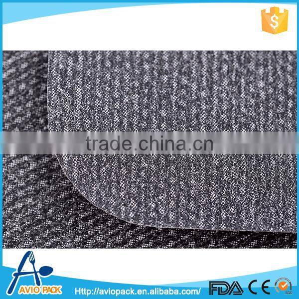 Airline great varieties chinese gray felt coaster dinning pads
