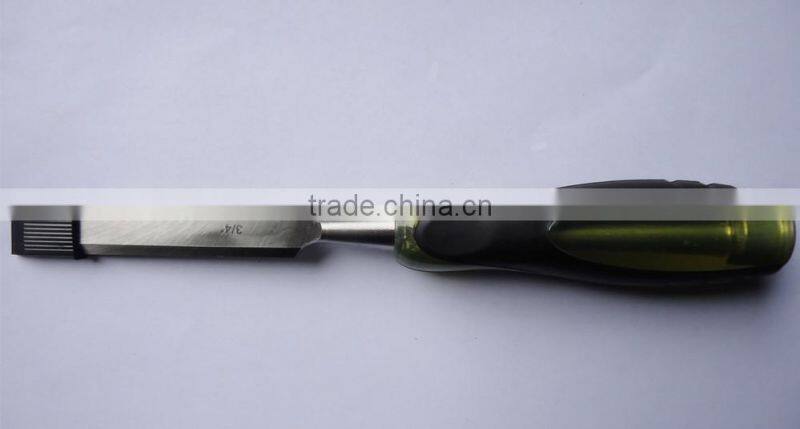 Wood craft hand tool , Wood chisel with Transparent plastic handle