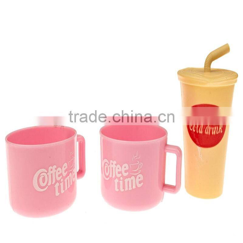 Wholesale funny plastic mini food toy & dishes set Pots, Pans, Plates, Eggs, Dessert, Meat, Pantry, Cookware, Utensils, Tray