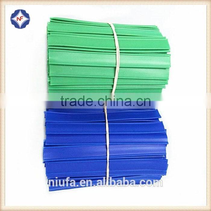 plastic double wire twist tie/clip band used for bread bags closing