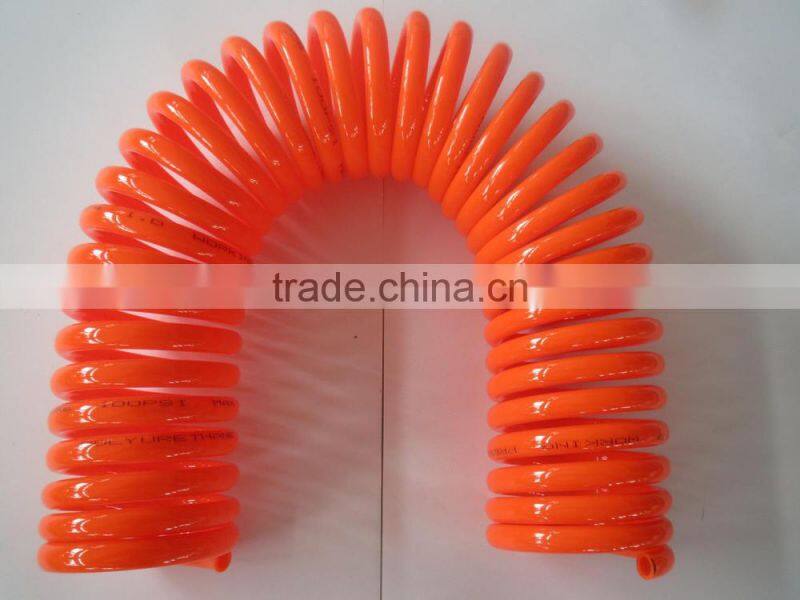 High Quality Nylon Coil Hose 8mm*6mm Easy To Process red 7.5m Used For Automobile Air Hose for air recoil hose