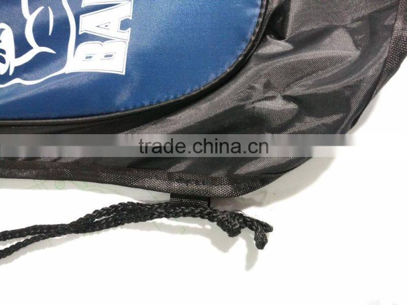 ECO friendly reusable and recyclable polyester backpack with string