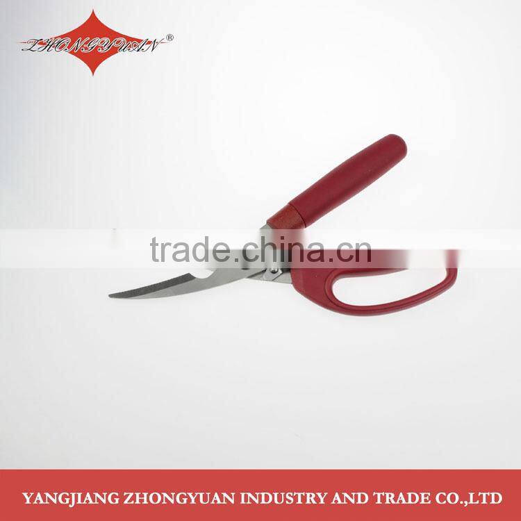 9 inches Stainless steel chicken bone scissors professional poultry shears with soft handle