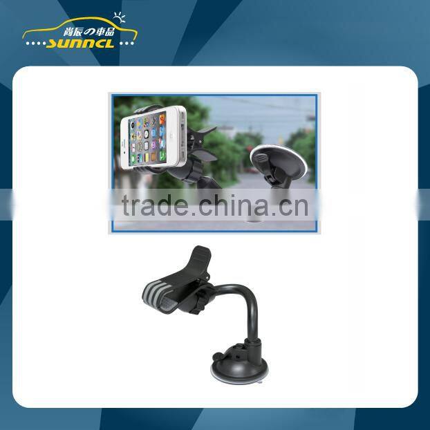 360 Degree Rolling Windshield Car Holder Mobliephone Clip Holder for iPhone 6 , 6+ , 5s , Samsung Galaxy Note 4 , 3