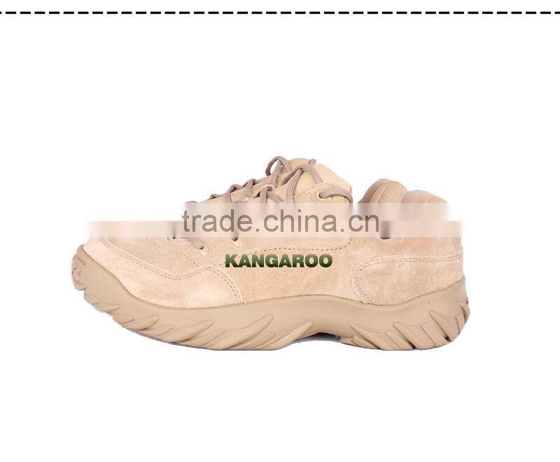 Low Cut Rubber Military Desert Laced Boots For Men