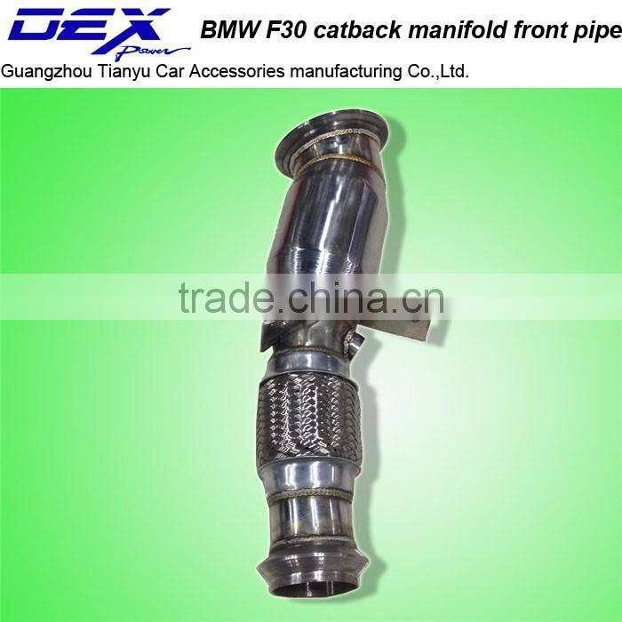stainless steel exhaust catback for BM F30 W