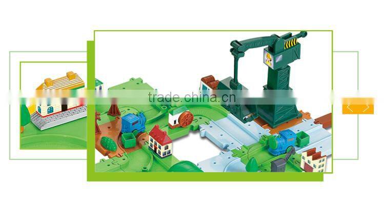 Best selling kids electric model toy train railway track materials