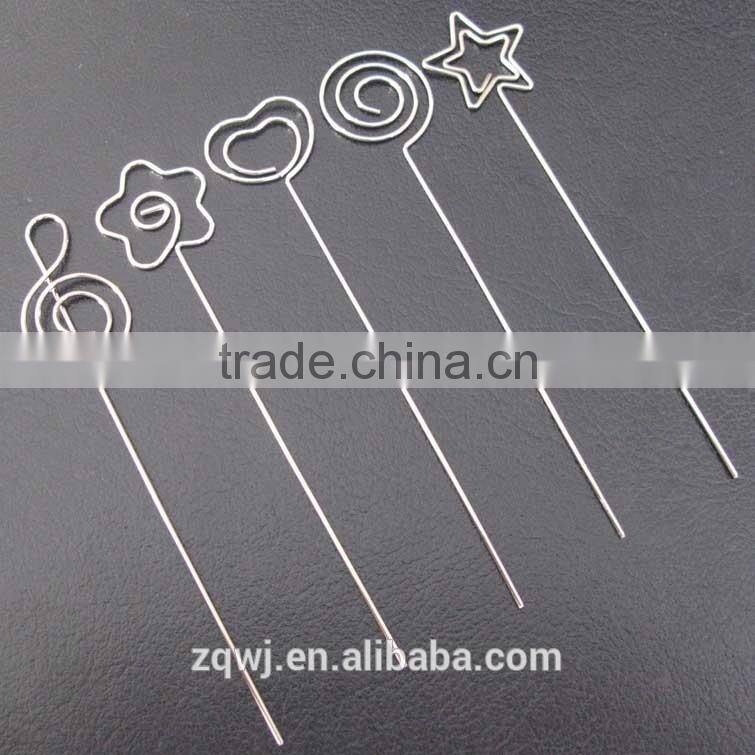 diy handmade mini memo clips small holders for clay accessories widely use 1.2*25*120mm ,each set of 10pcs