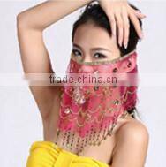 Indian Belly dance bangle bracelet stretch sequin anklet with cion