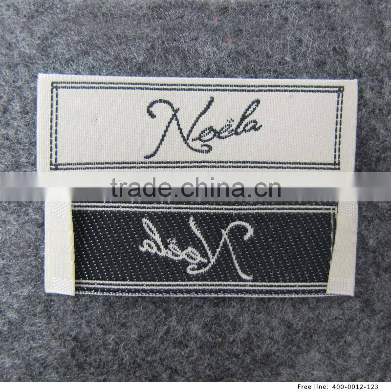 Overlock Custom Garment Woven Label