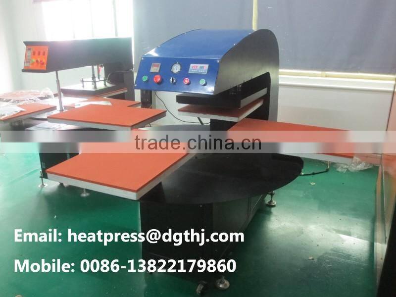 Automatic heat transfer press machine for tshirt shopping bag printing