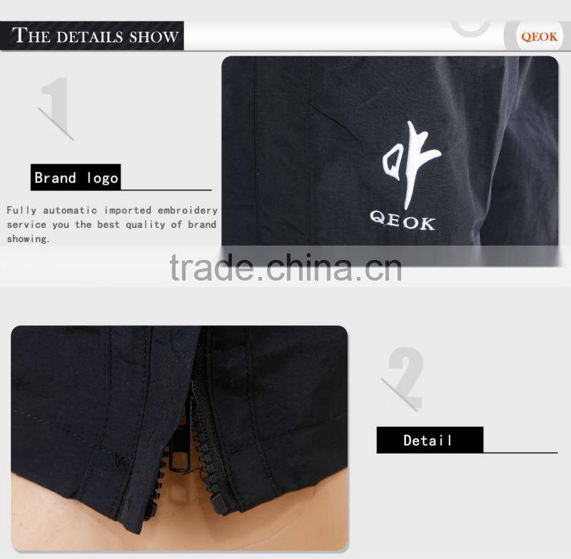 Custom design small MOQ waterproof track pant