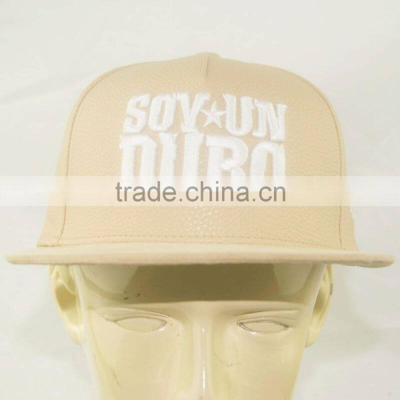 design your own black leather snapback cap custom logo for sale philippines