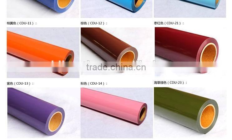 Plotter Cutting PU thermo heat transferable vinyl textile